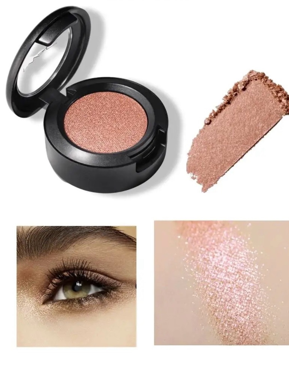 MAC TUTU GOOD Shimmering Eyeshadow- Pink Champagne rose gold NIB LIMITED EDITION